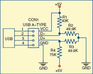 Pull-up resistor configuration Circuit