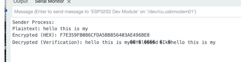 IoT Encrypted Data Transmission