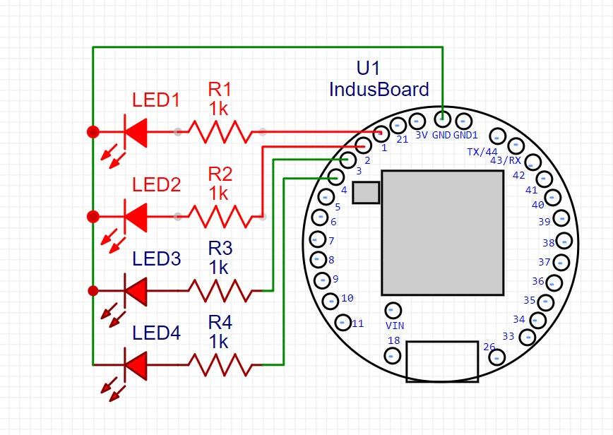 Random LED Blink Circuit