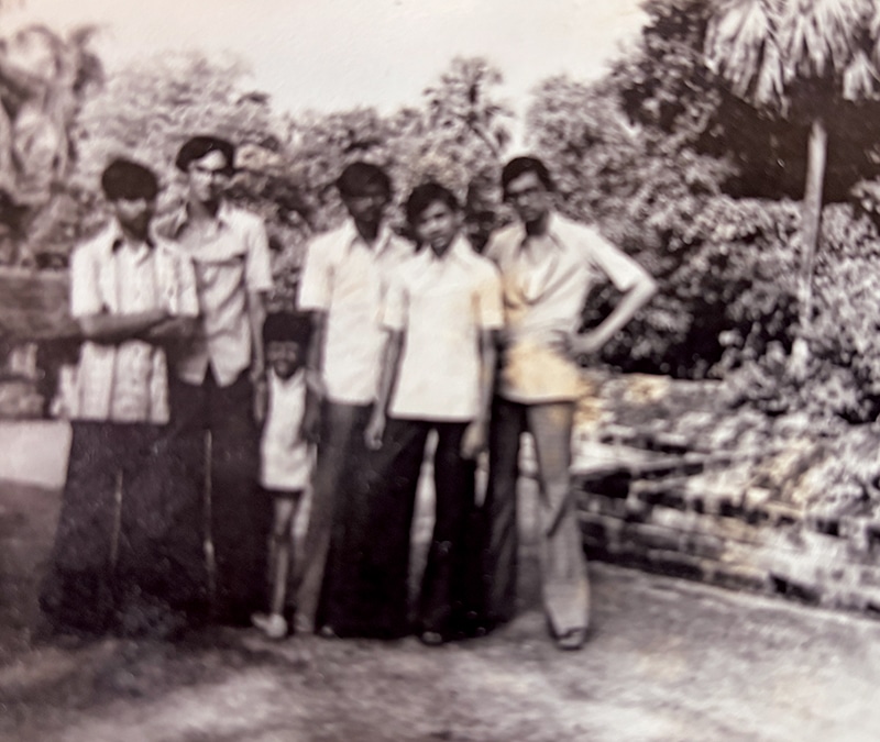Taher Madraswala with his school friends in Kolkata