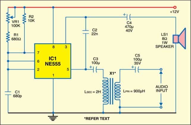 PWM Audio Amplifier Circuit