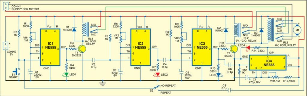 Sequential Timer Circuit