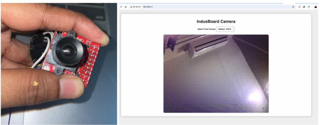 Wi-Fi-based spy camera Project