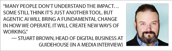 Stuart Brown, Head of Digital Business at Guidehouse