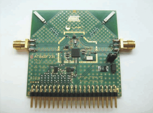 AT86RF231 – Antenna Diversity Radio Extender Board